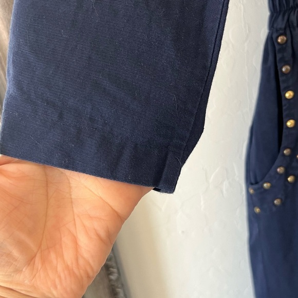 Vintage Rio Rhinestone Embellished Navy Jumpsuit - Picture 7 of 11